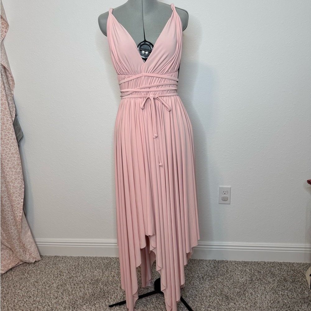 NWT Norma Kamali Goddess Midi Dress